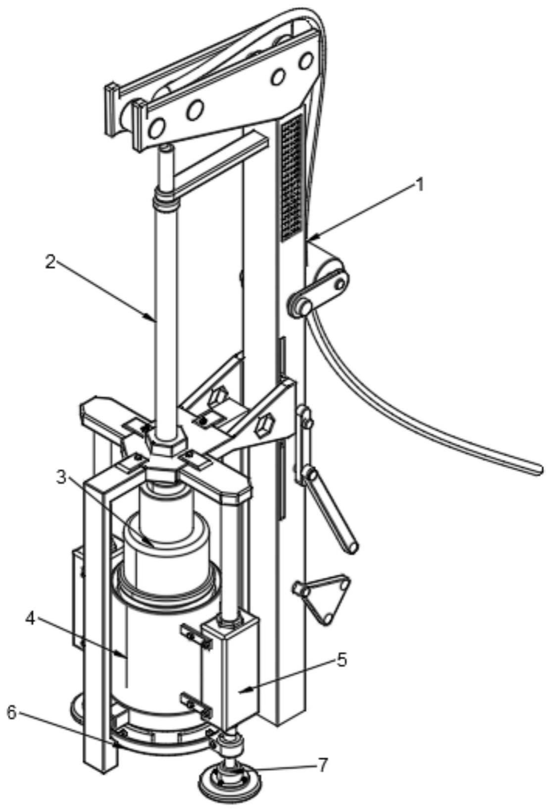一种旋挖机的钻头垂直辅助装置的制作方法