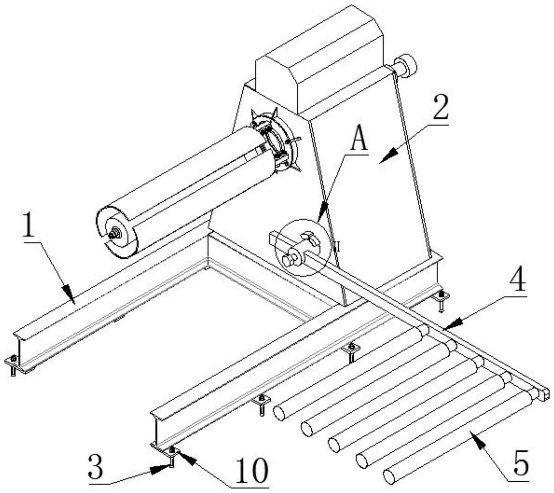 一种焊接波纹管开卷机的制作方法