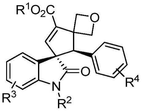 一种合成氧杂环丁烷取代的螺环吲哚酮衍生物的方法