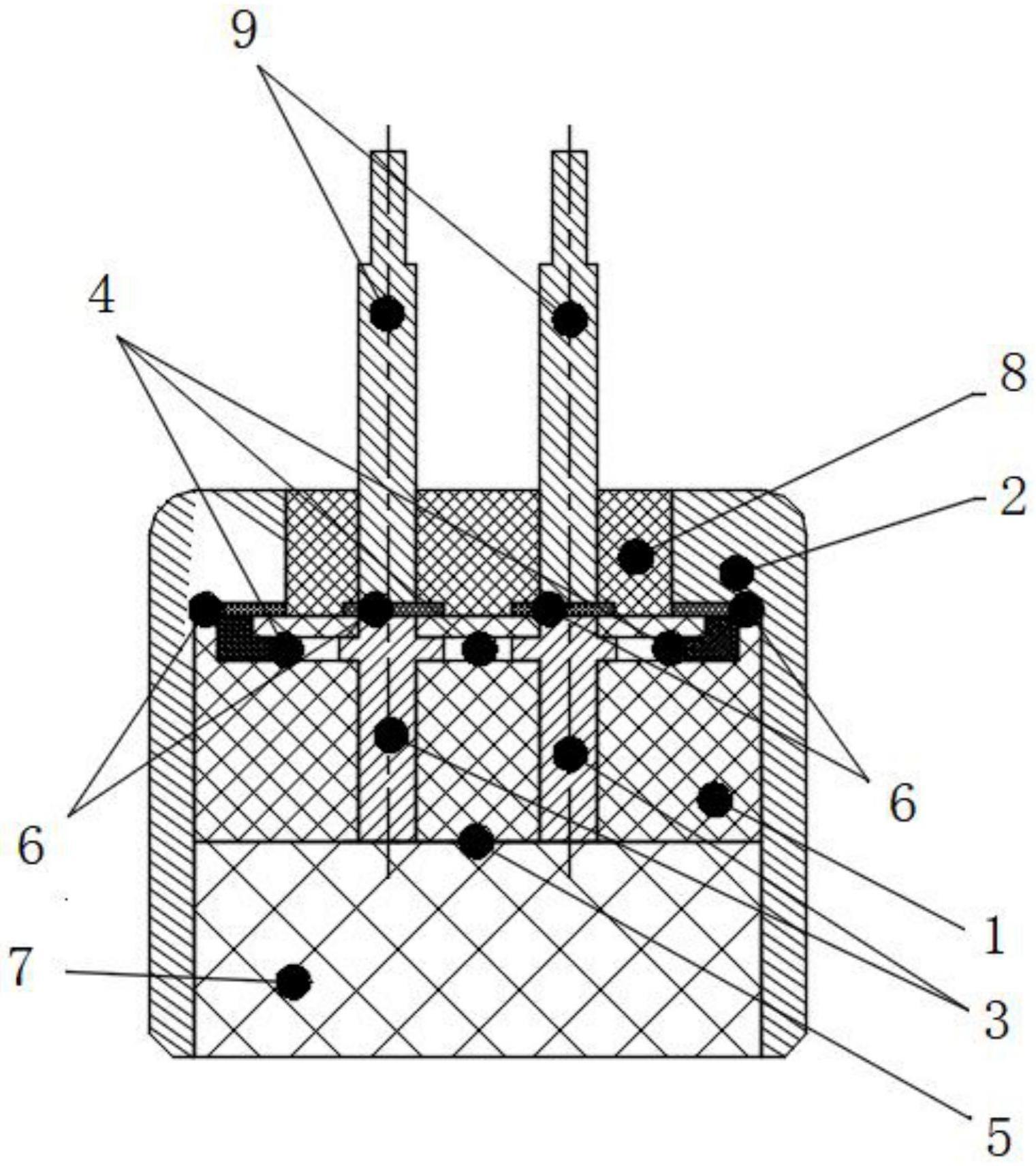 一种半导体桥换能元封装结构及封装方法与流程