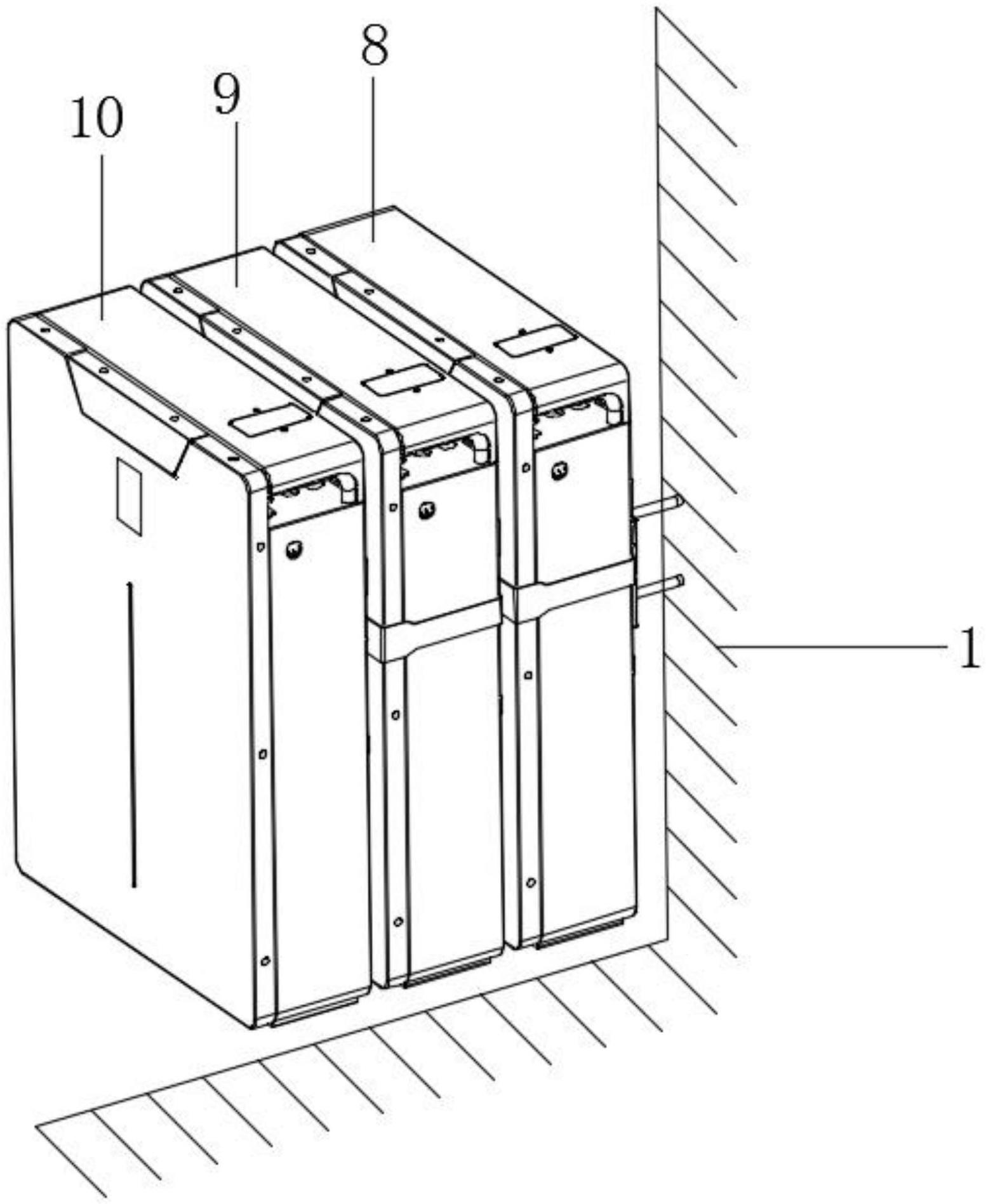前后堆叠的储能电池结构的制作方法
