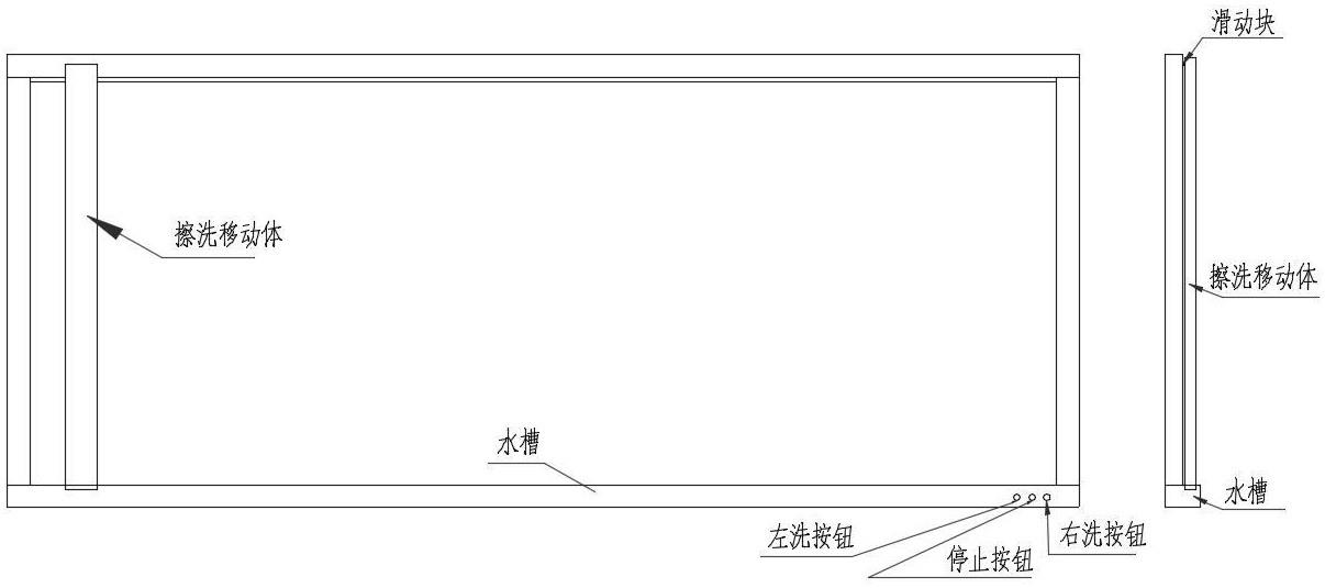 水洗黑板的制作方法