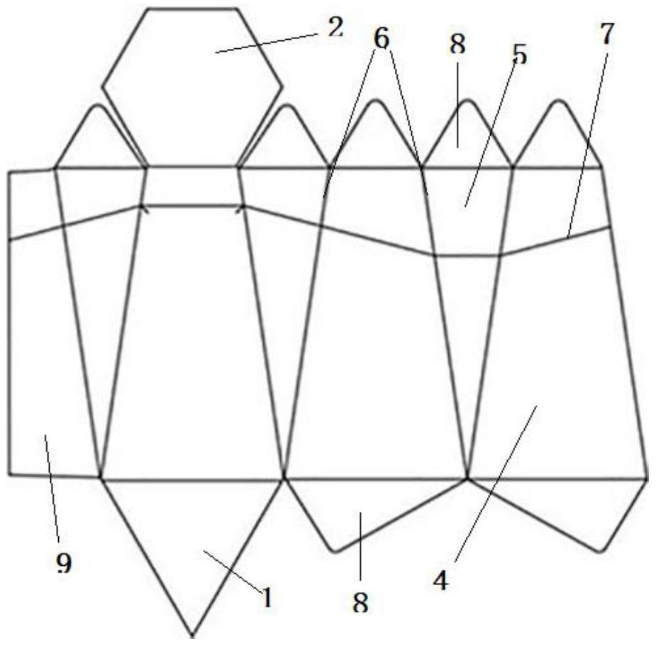 一种多面体结构包装盒的制作方法