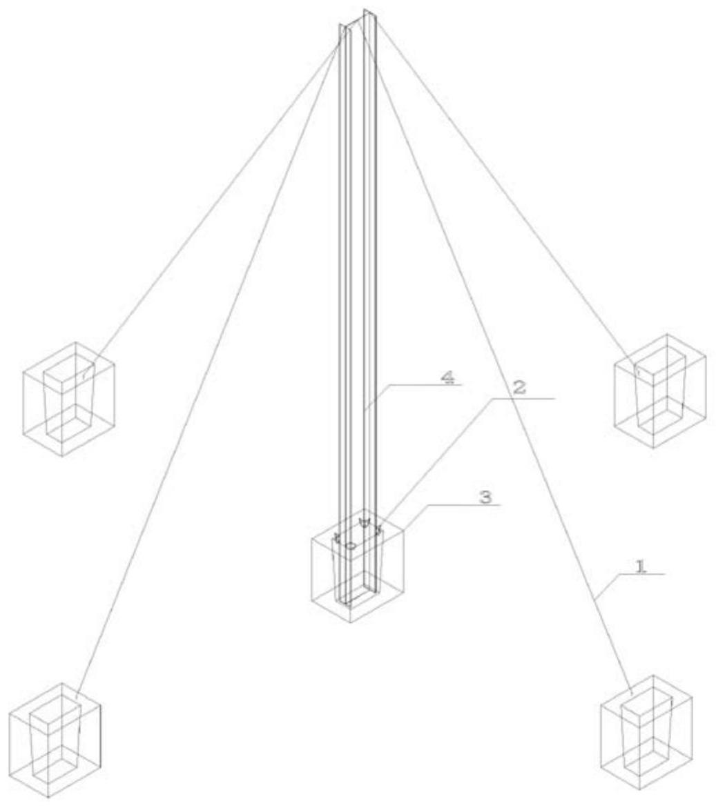 一种杯口基础形式钢柱安装装置的制作方法