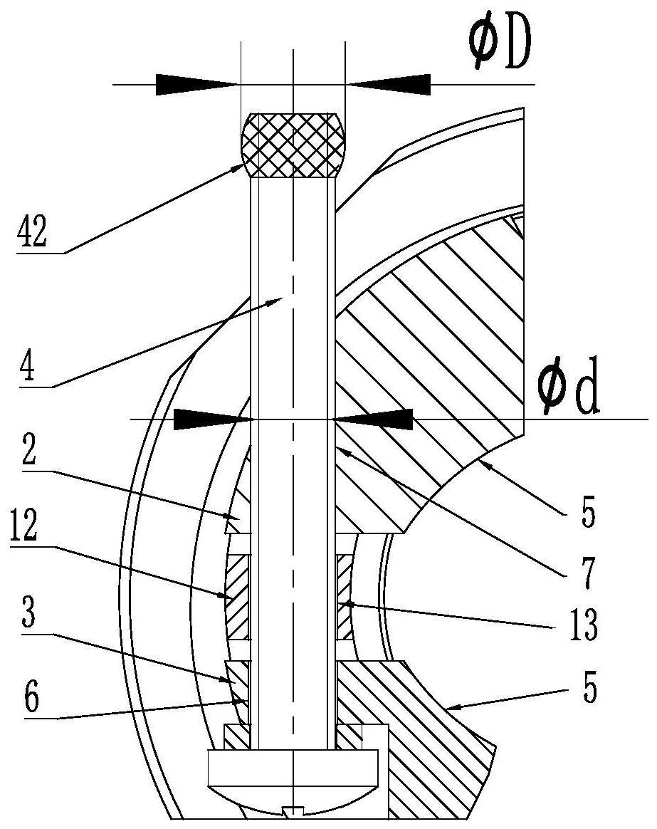 一种连接器线缆夹紧固螺钉防脱结构及螺钉端头压合工具的制作方法