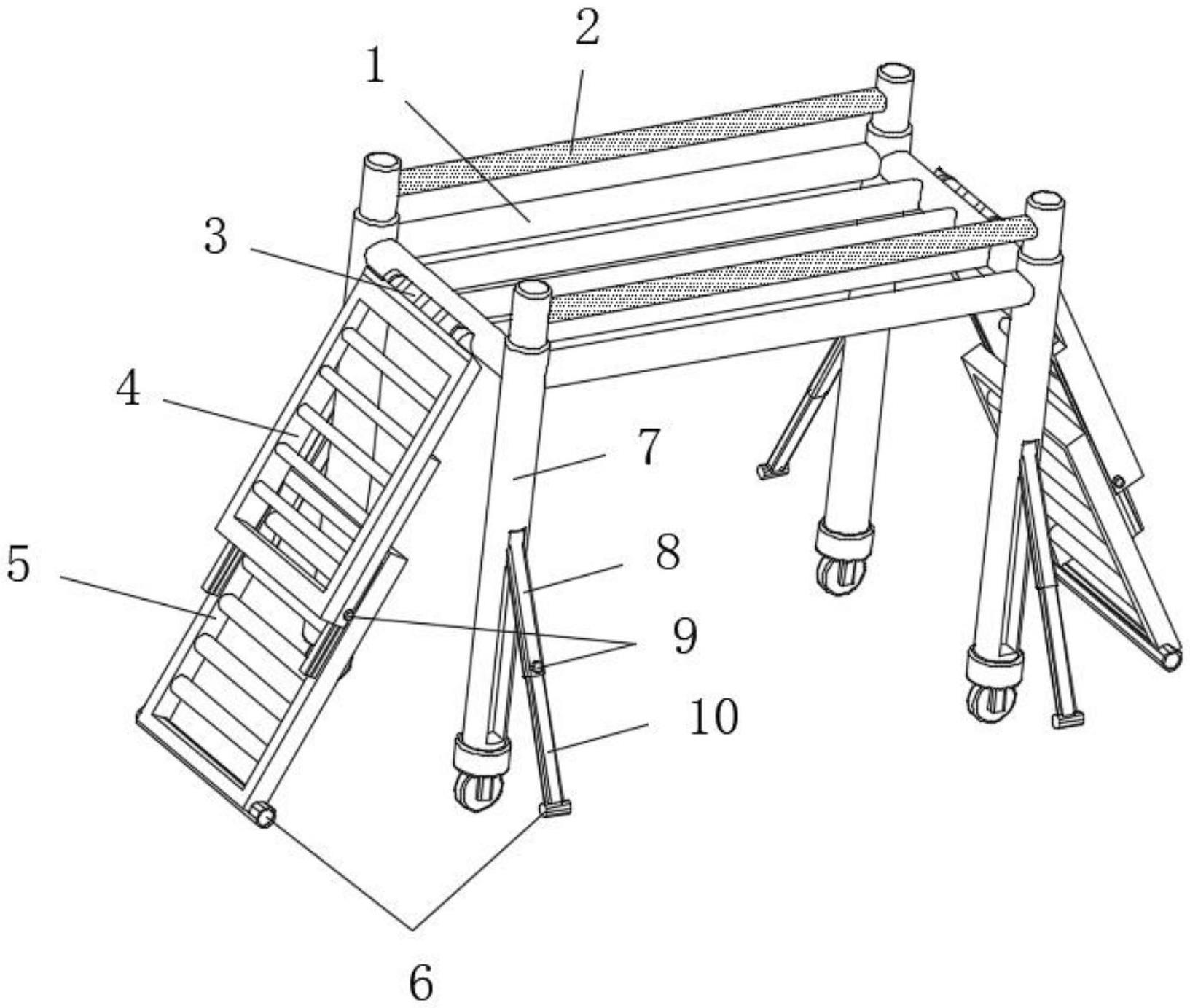 一种会展搭建用脚手架的制作方法