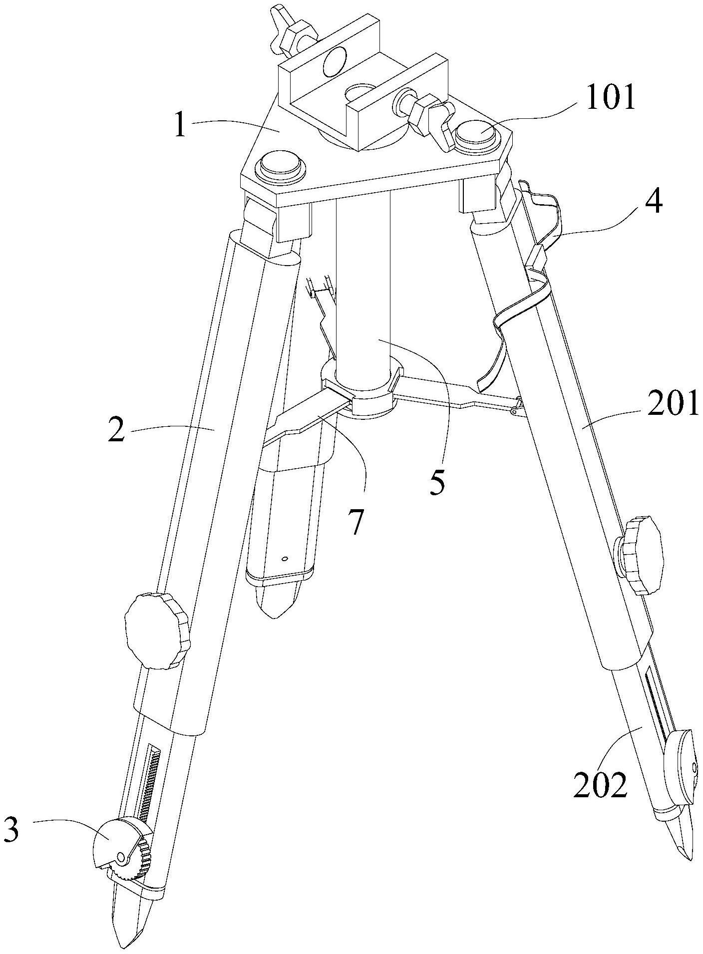 测绘仪器用支架的制作方法