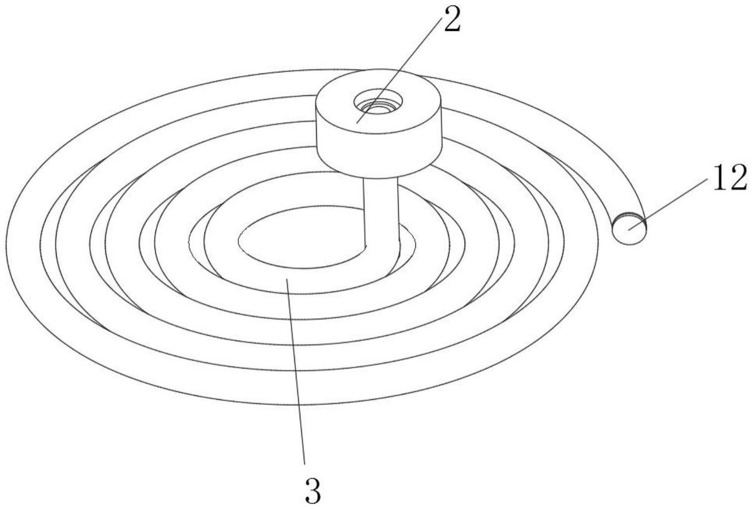 一种带孔的环管式散流器的制作方法