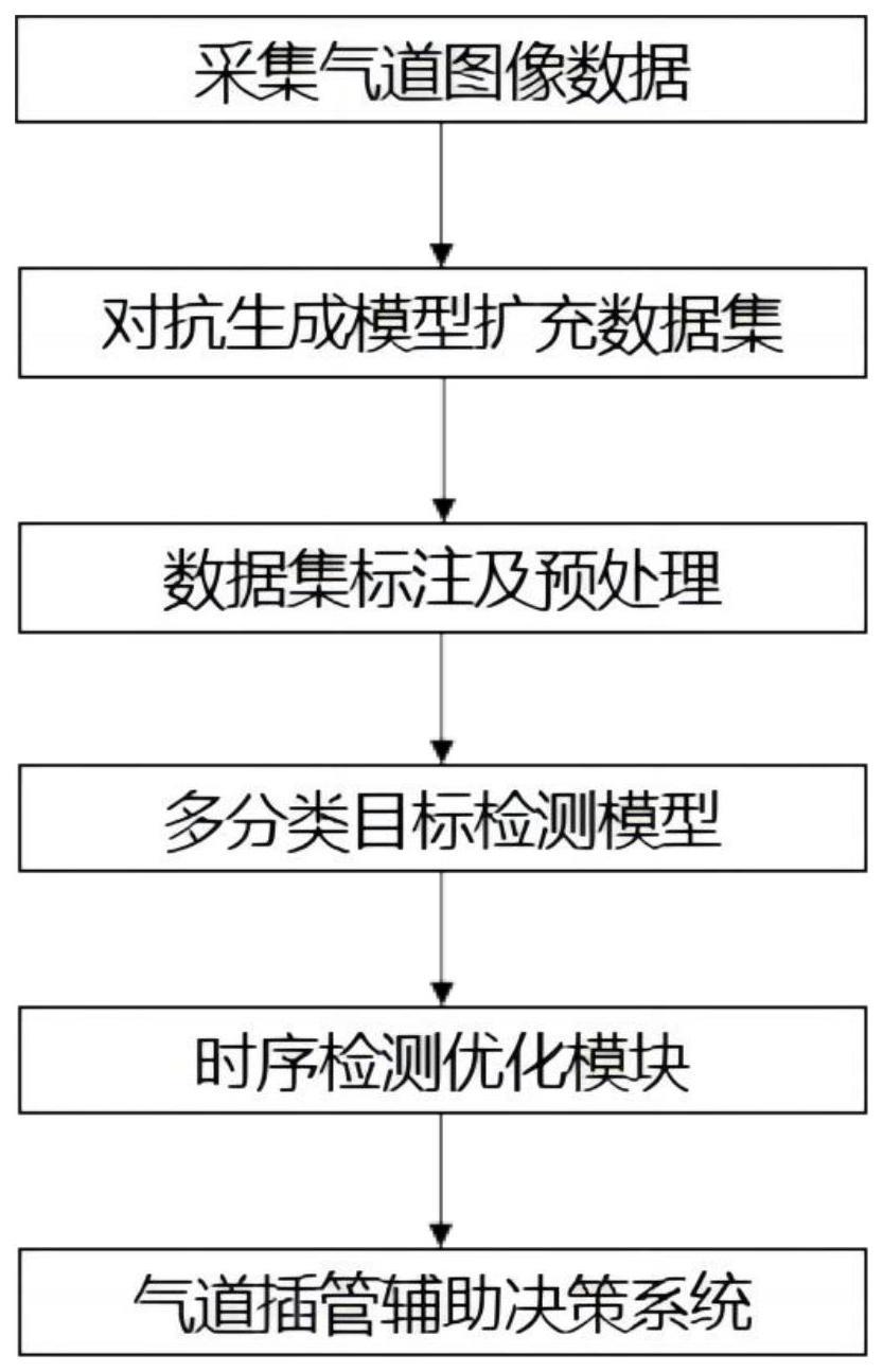 基于人工智能的气管插管关键结构识别模型系统及构建方法与流程