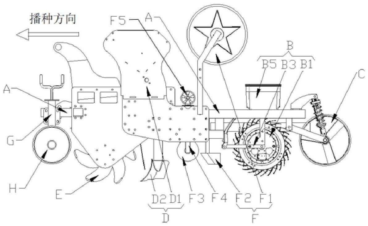用于玉米三角密植栽培的精准点播式免耕施肥精量播种机的制作方法