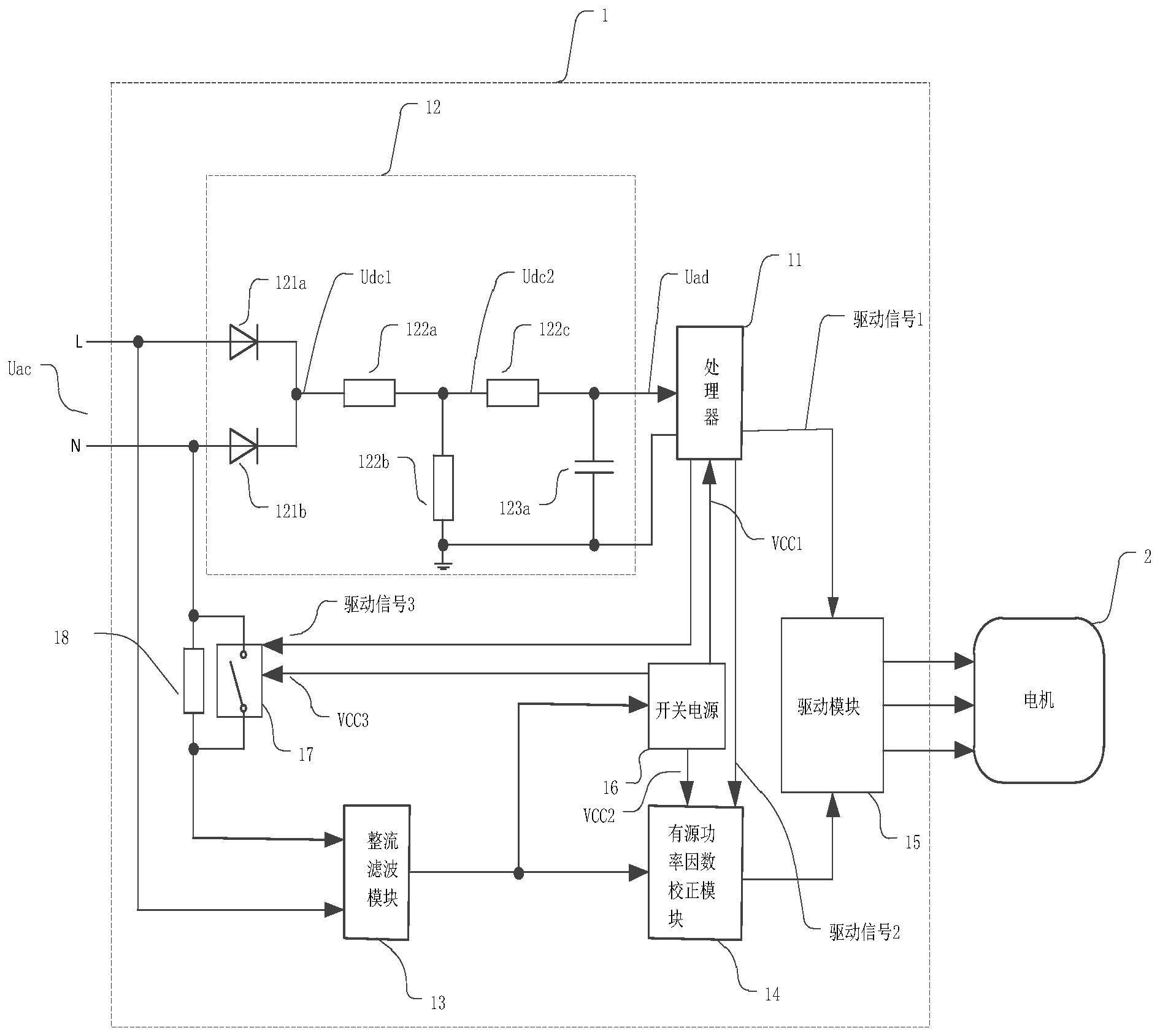 变频控制器及其控制方法与流程