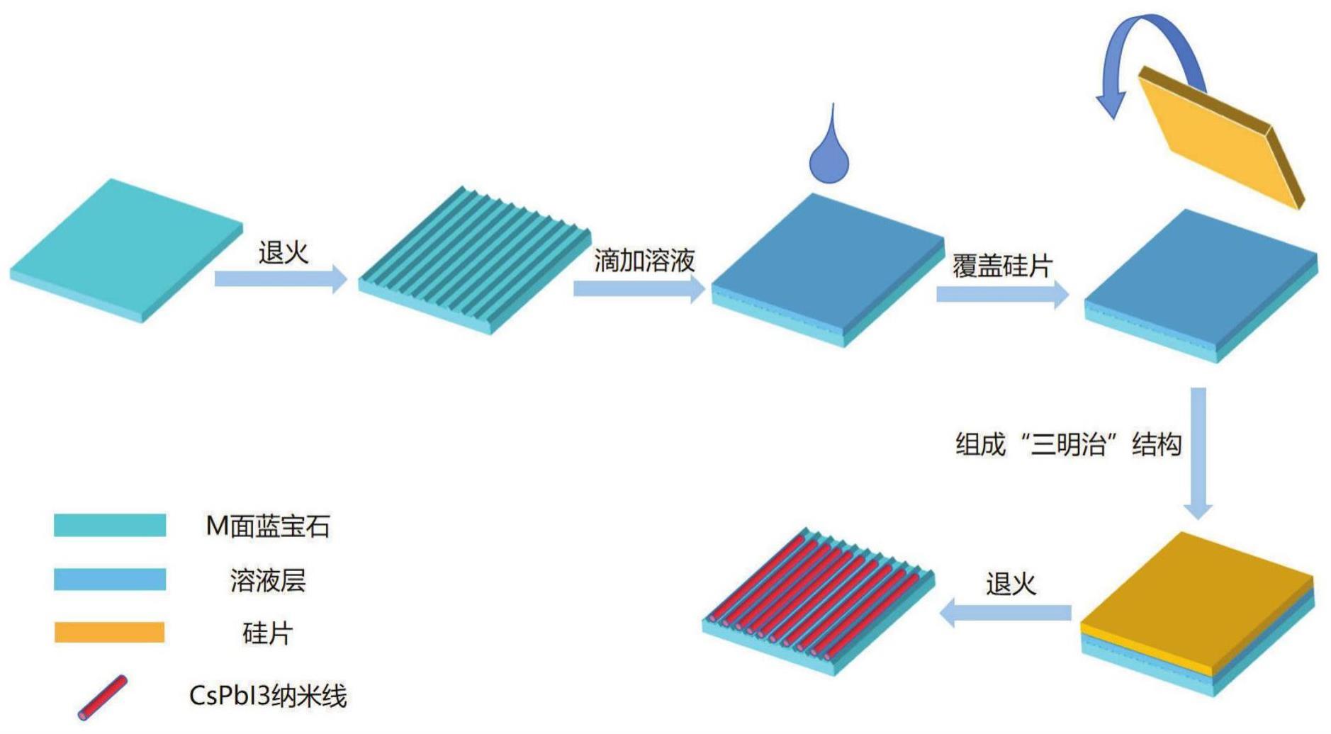 基于溶液法定向组装毫米级纳米线的方法及纳米线和应用