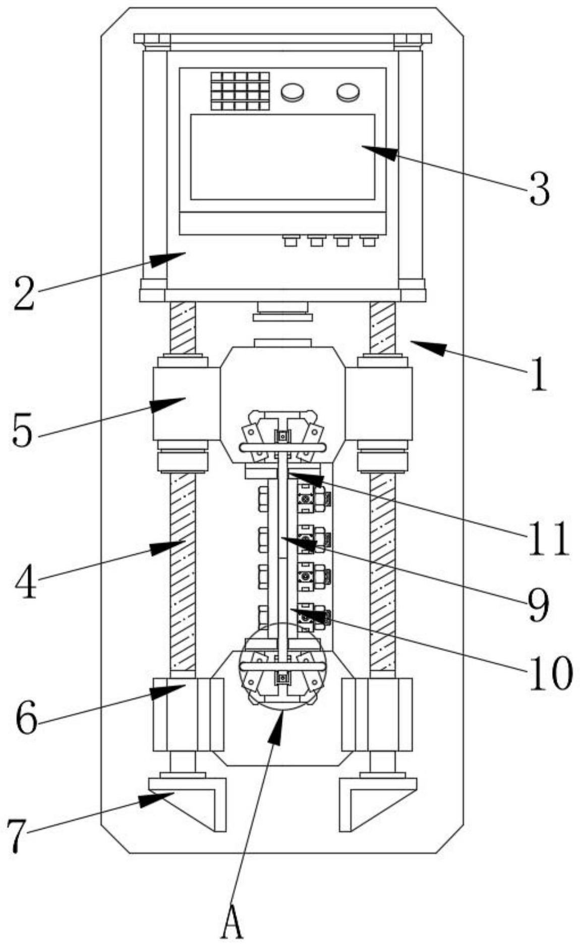 一种采用穿轴式传感器对螺栓连接副滑移系数检测装置的制作方法