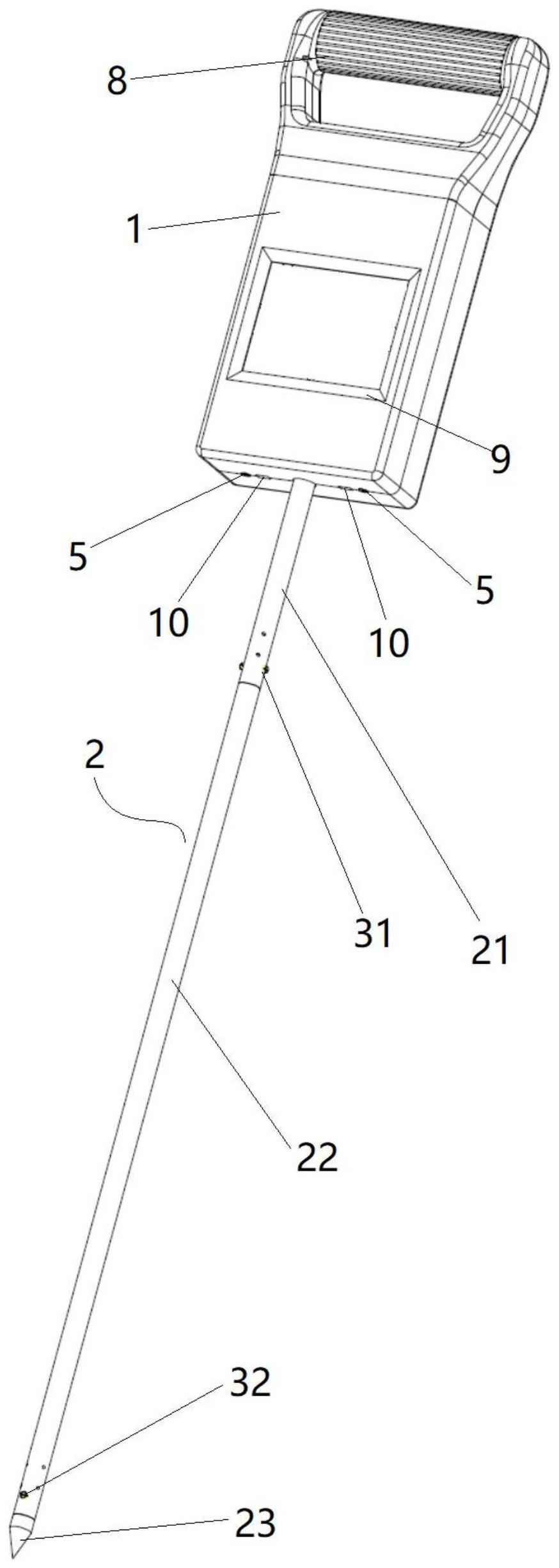 手持插入式烟包指标检测装置的制作方法