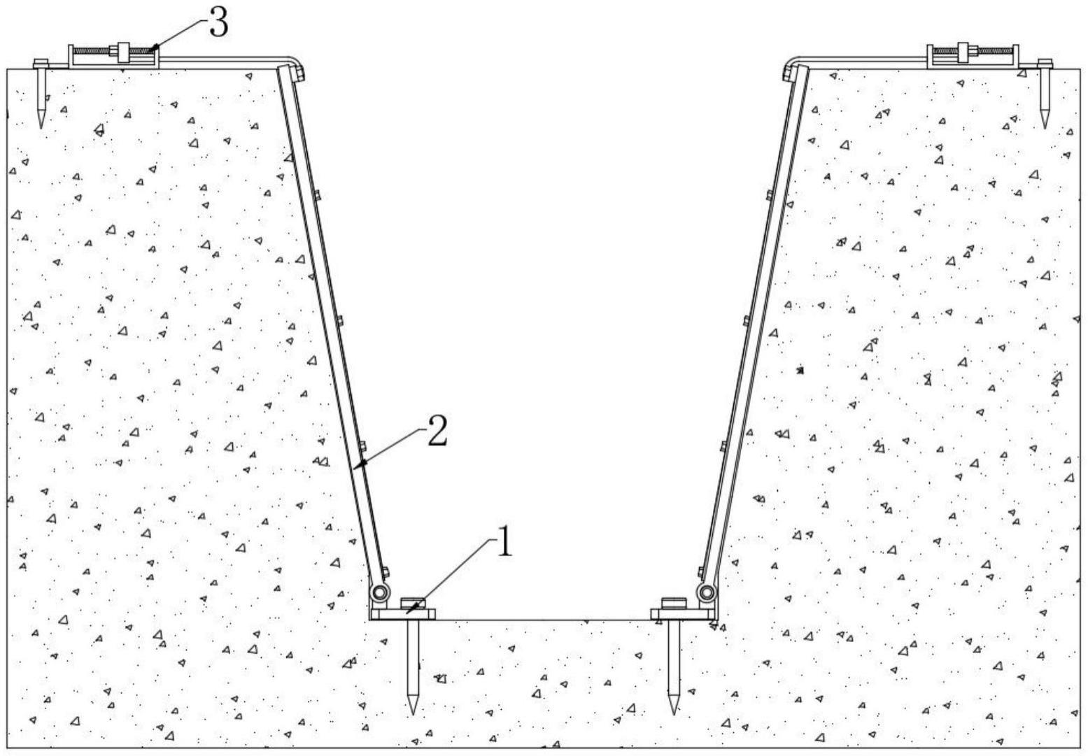 一种市政建筑沟槽支撑结构的制作方法