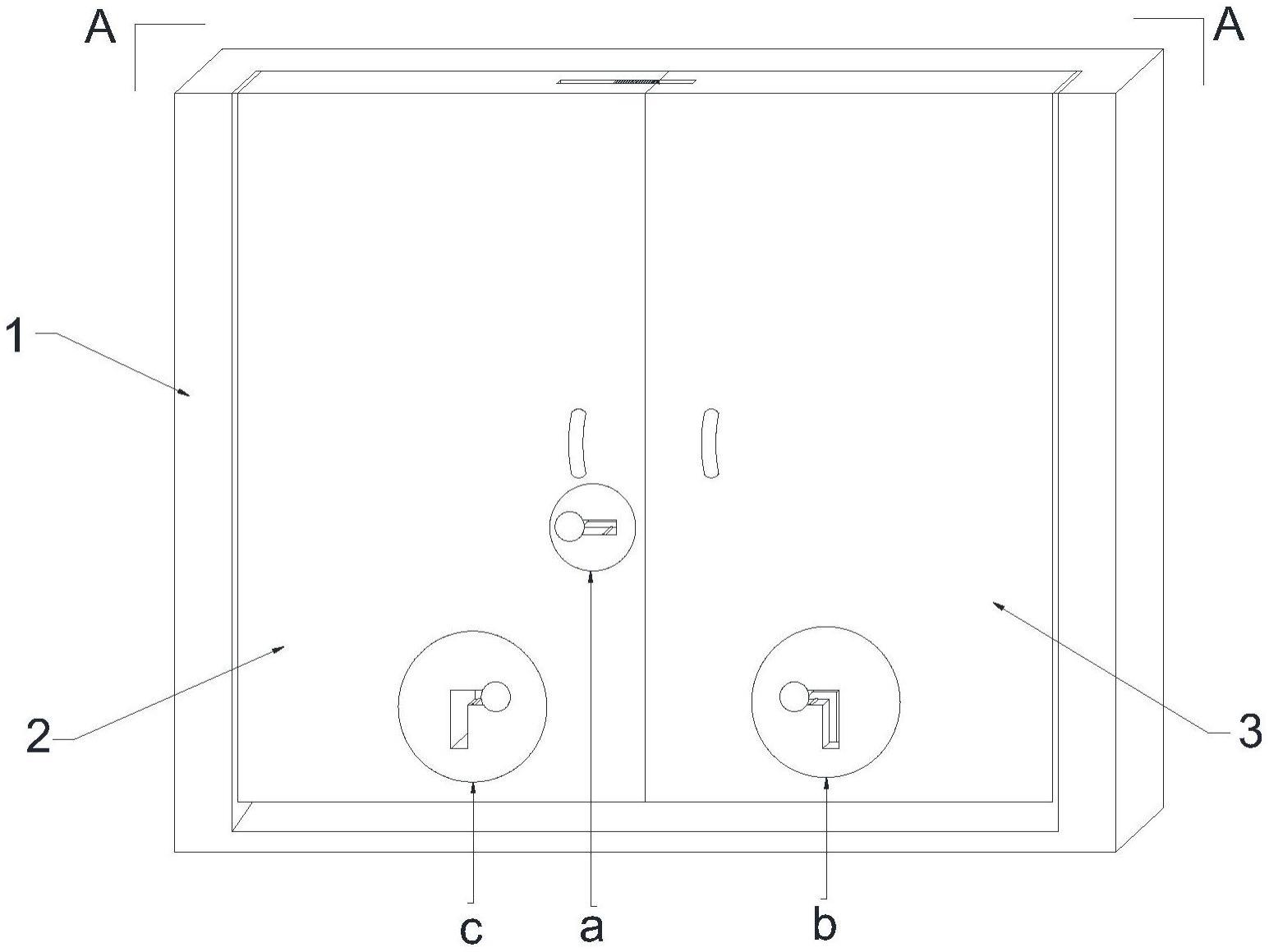 一种高强度公建防风门的制作方法