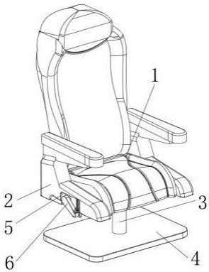 一种具有高度调节功能的航空座椅的制作方法
