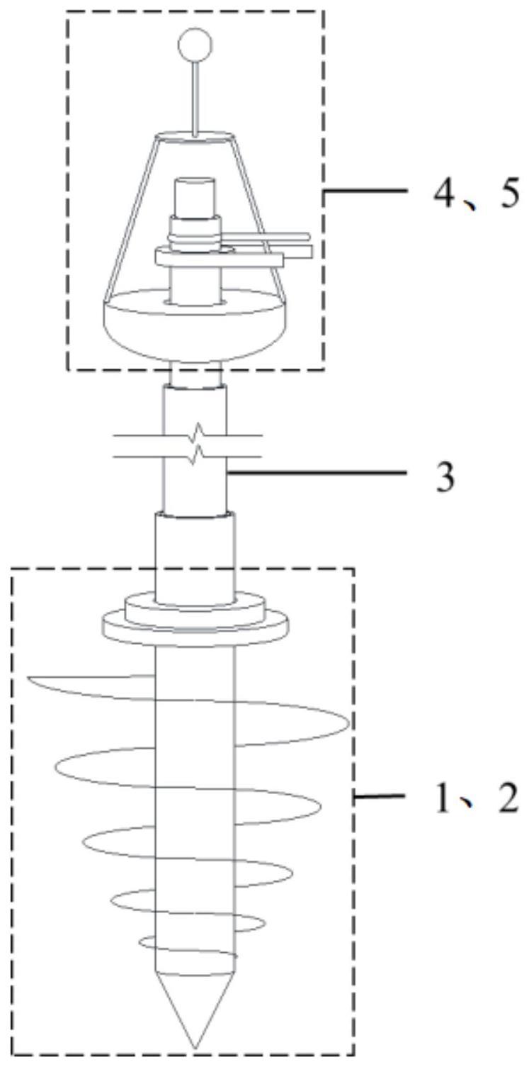 一种螺旋贯入式可回收船用锚锚固系统及其使用方法