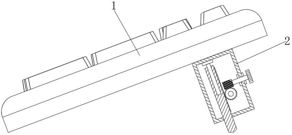 一种调节键盘角度的结构的制作方法