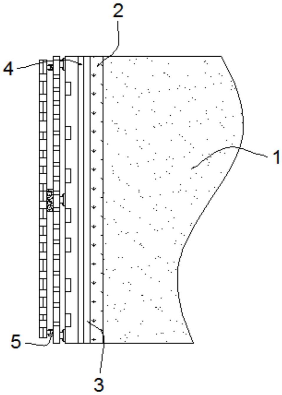 具有吸音功能的绿色建筑外墙结构的制作方法