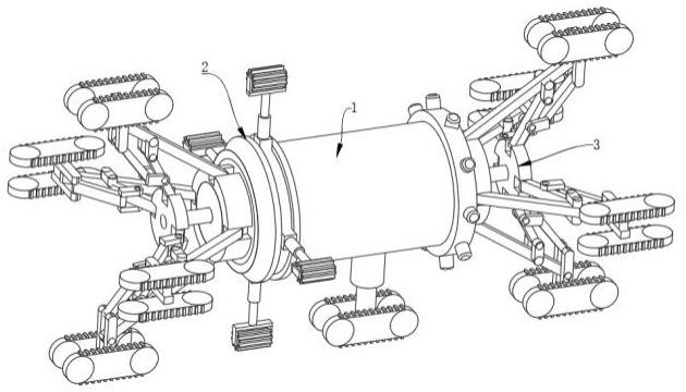 一种用于管道检测的履带管道机器人的制作方法