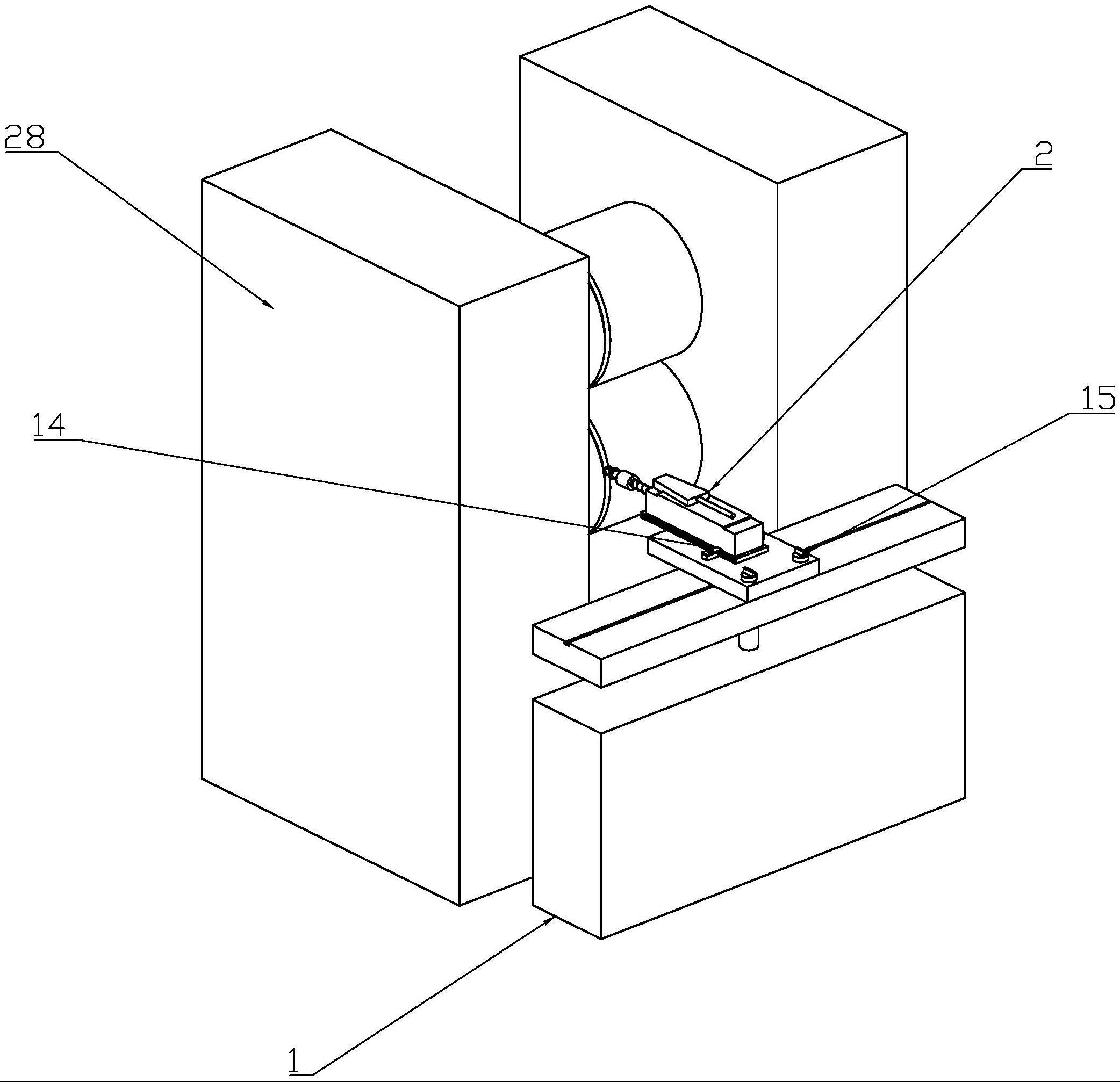 一种拉丝机轧辊表面平整度检测装置的制作方法
