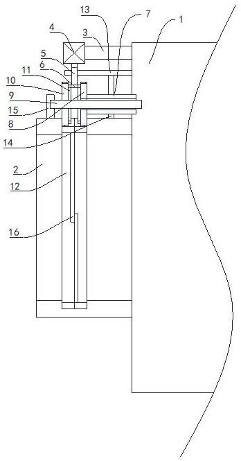 一种双壁波纹管成型机用的管材成型装置的制作方法