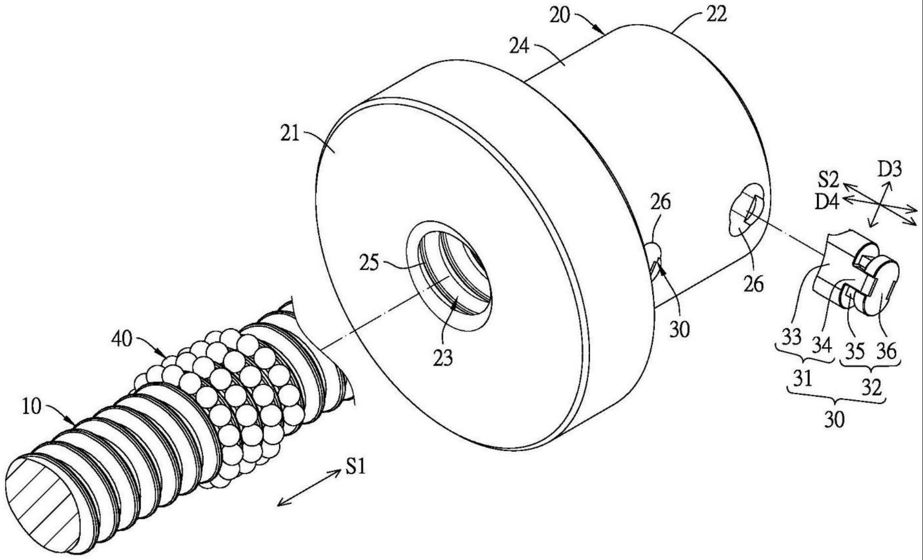 减噪型滚珠螺杆及其回流组件的制作方法