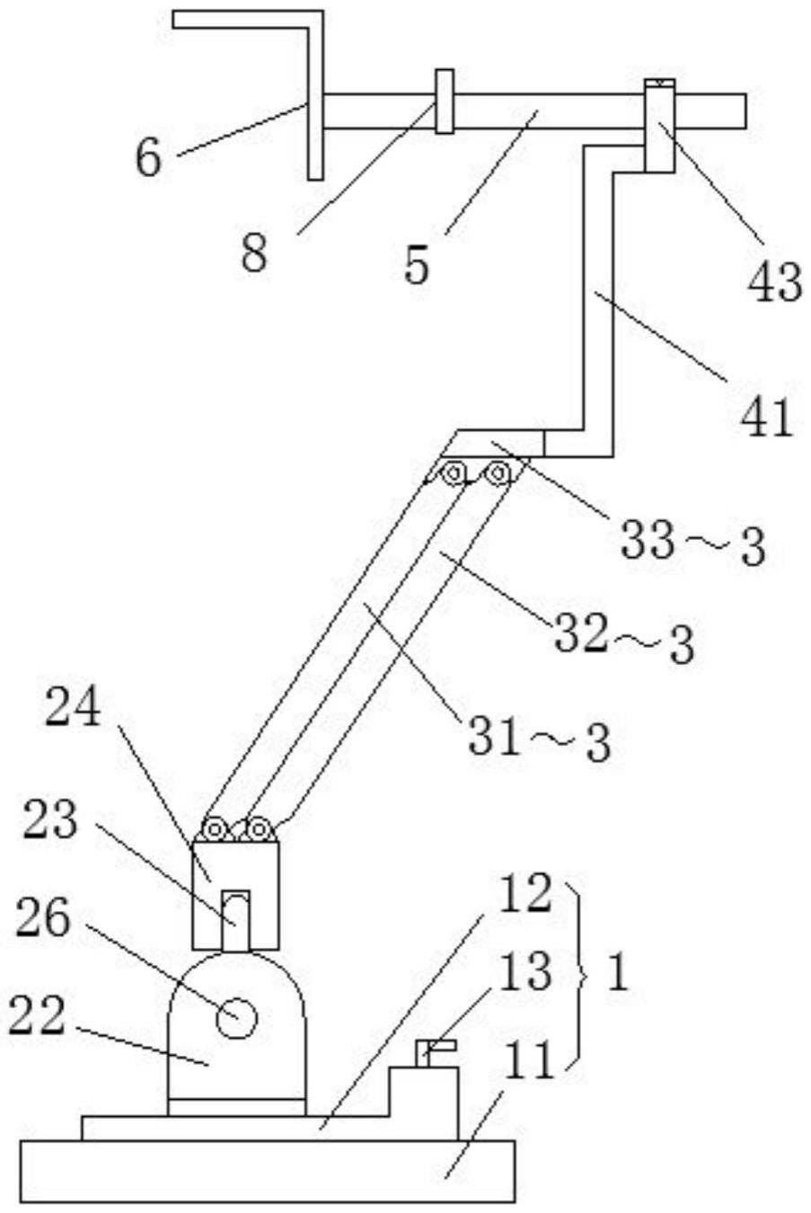 一种工业用叉车万向平板支架的制作方法