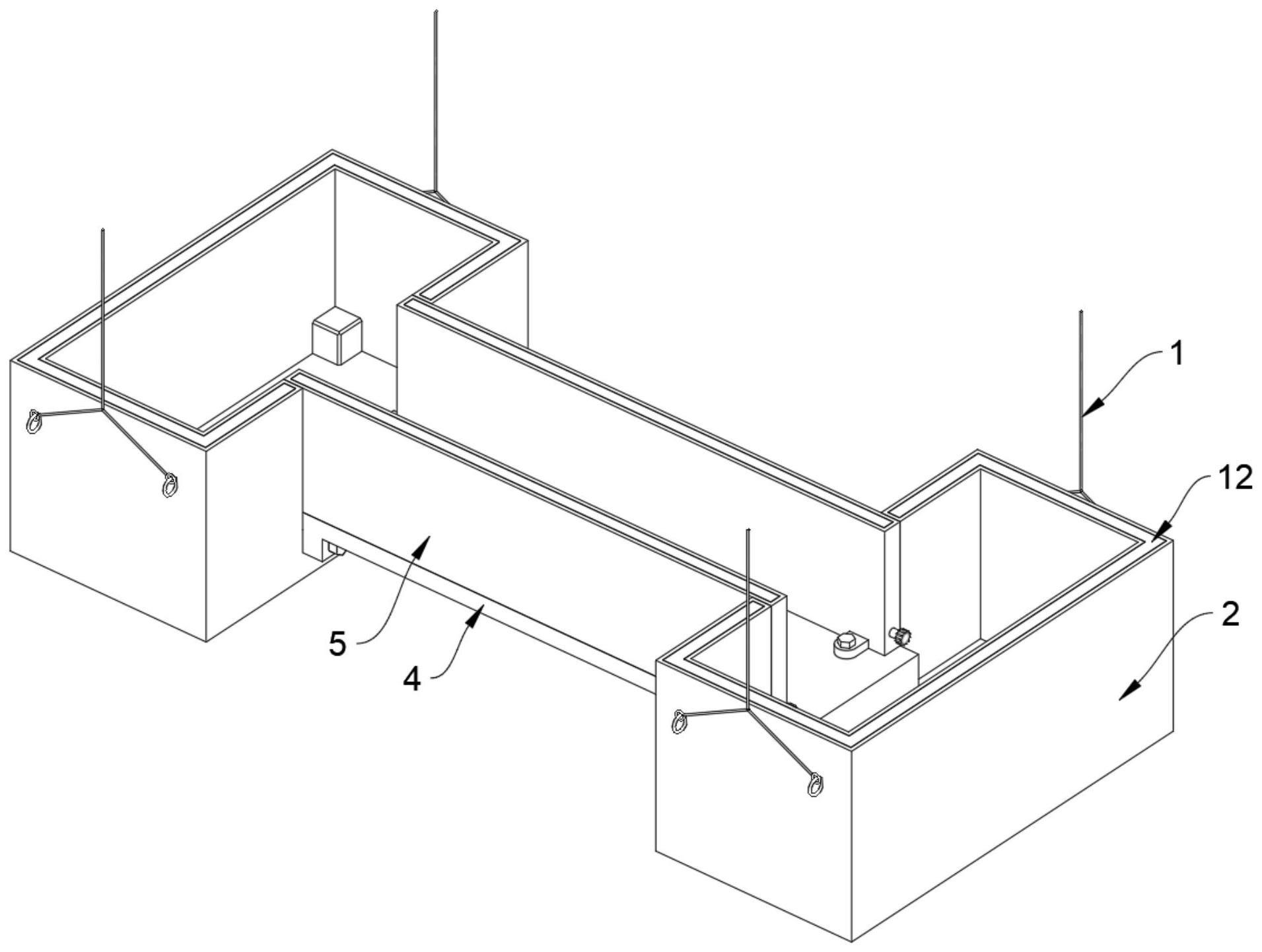 一种屋面悬挑钢结构建筑施工平台的制作方法