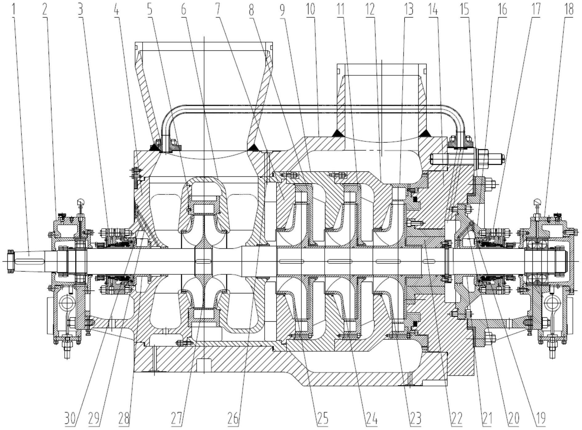 一种用于压水堆核电厂首级采用双吸叶轮结构的低压安注泵的制作方法
