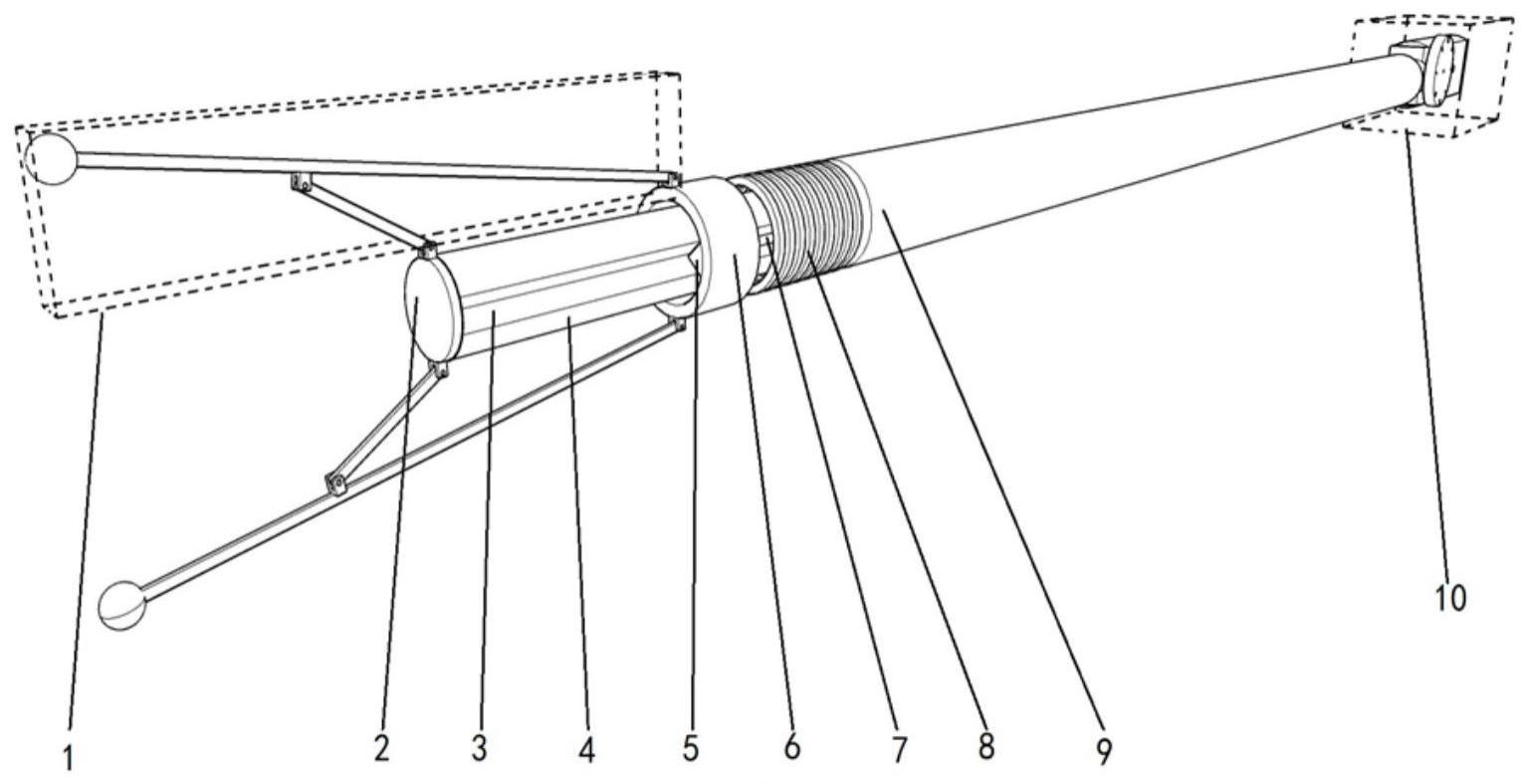 一种适配于气管镜的伞骨式管腔内径测量装置