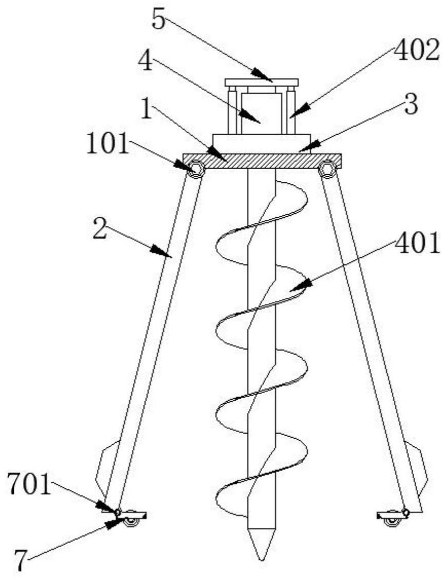 一种土木工程建筑基桩施工设备的制作方法