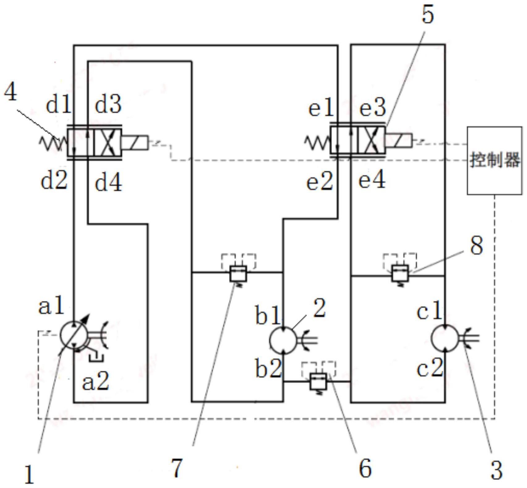 压路机液压辅助驱动系统的制作方法