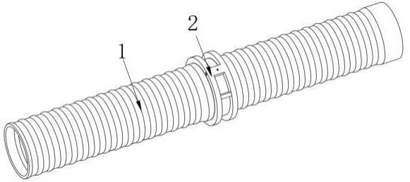 一种脱硝波纹管连接安装结构及使用方法与流程