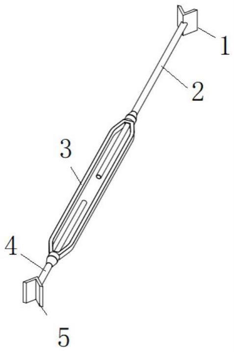 一种玻璃窑炉池壁间隙砖防外倾装置的制作方法