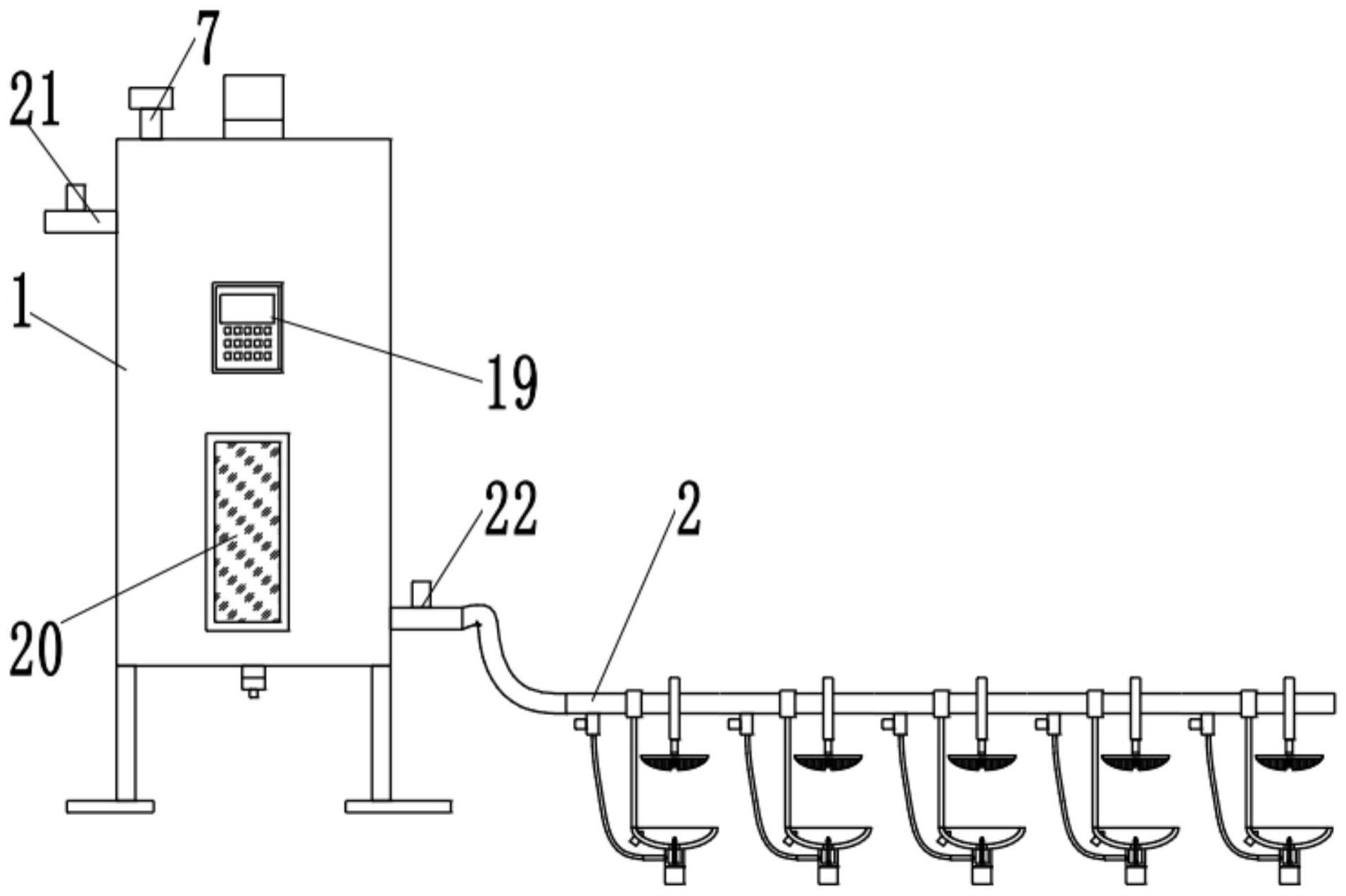 一种自动化鸡场供水装置及其供水系统的制作方法