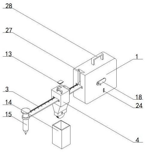 一种建筑装修室内设计的画线测量装置的制作方法