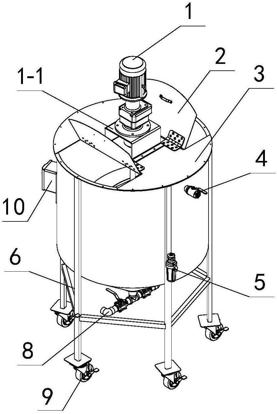 一种具有抗氧化功能的涂料混合器的制作方法