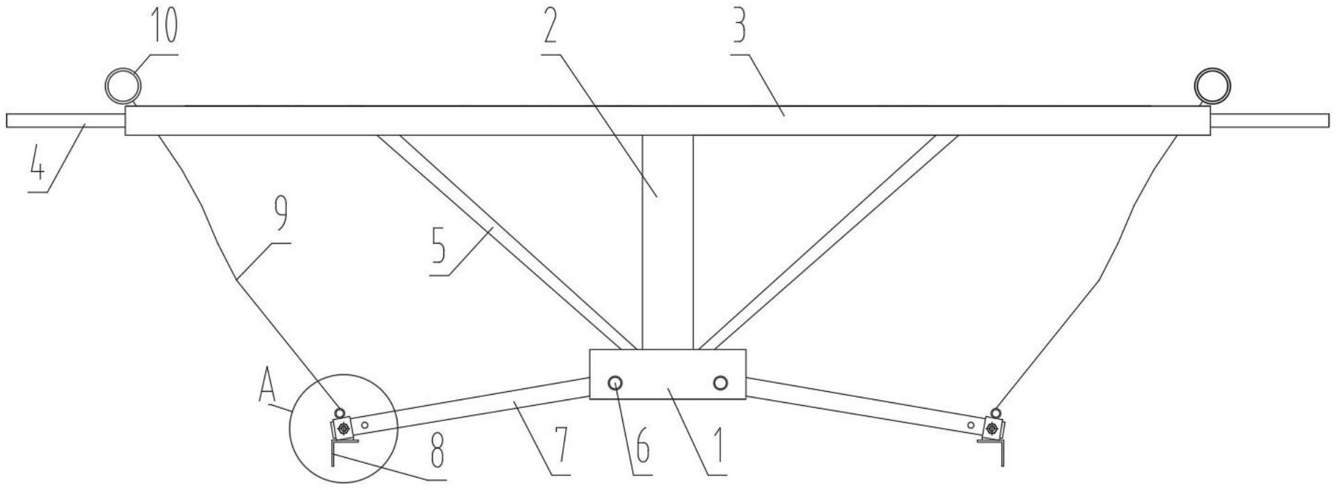 一种电缆沟盖板简易搬运安装工具的制作方法