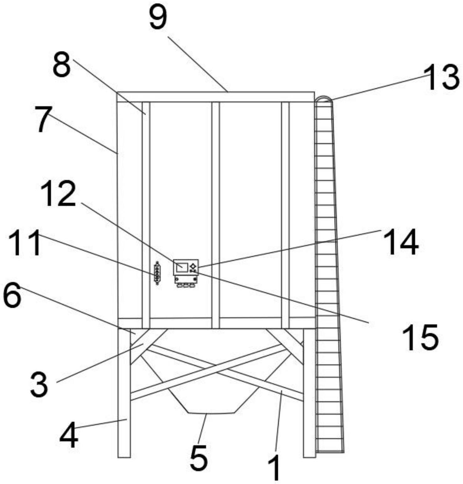 一种焊接式方型钢板仓的制作方法