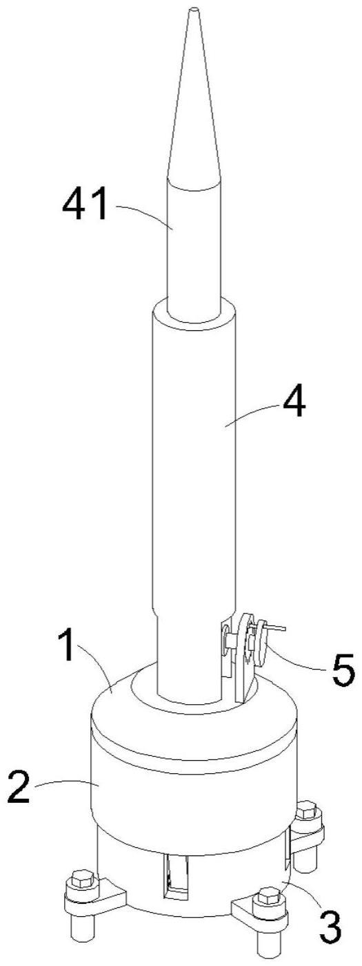 一种钢架结构建造用防雷装置的制作方法