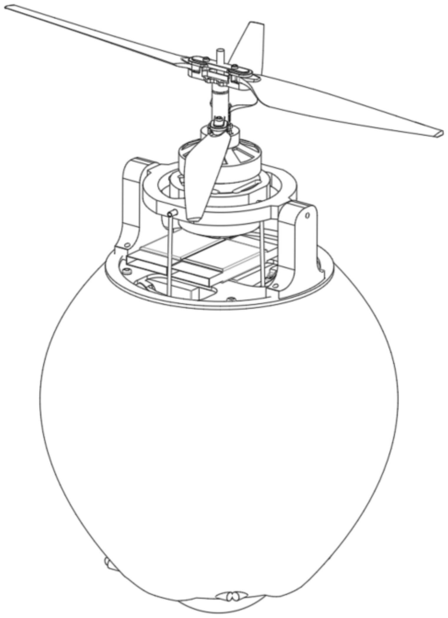 一种复合结构球平衡飞行器