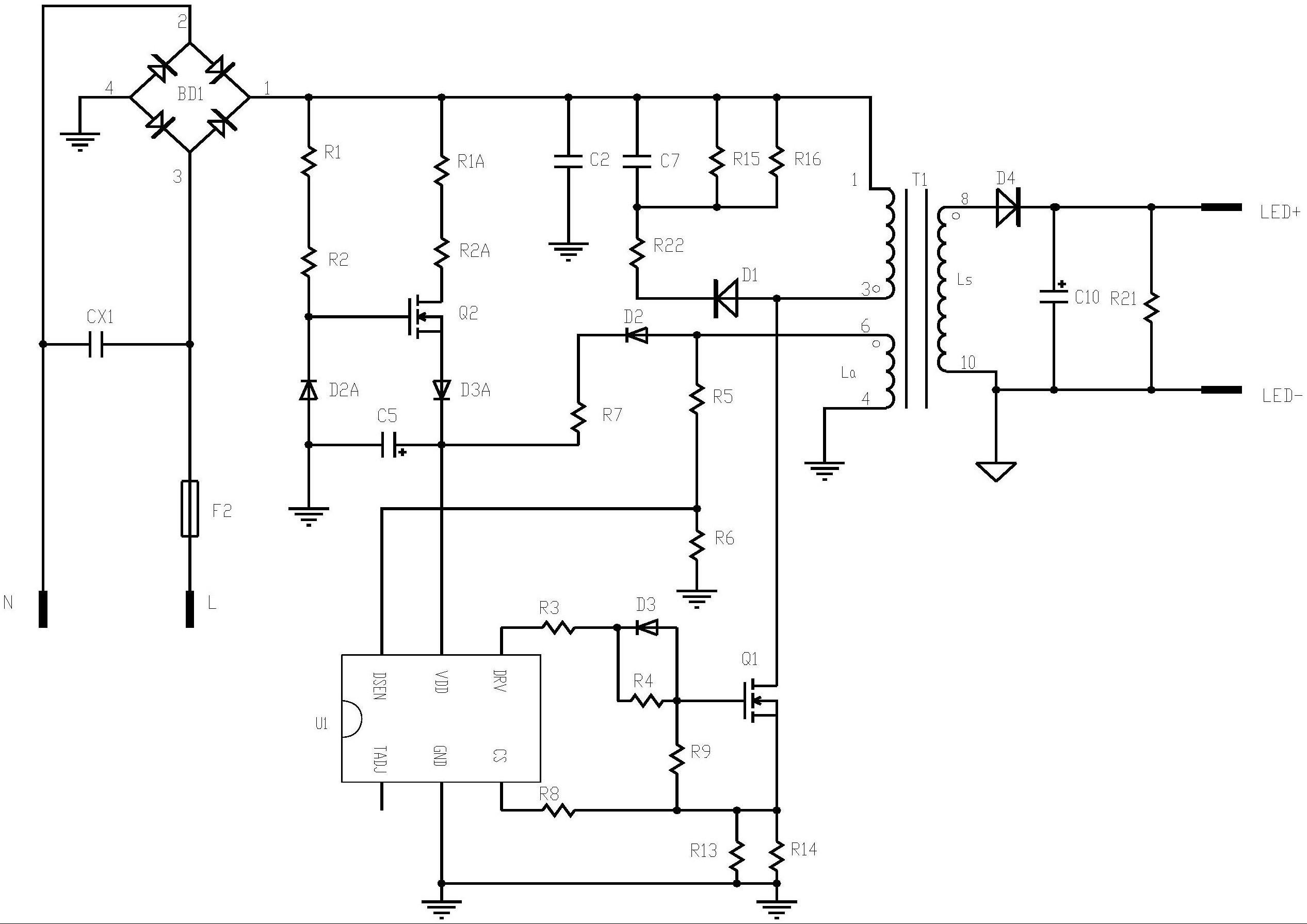 一种电源电路的制作方法