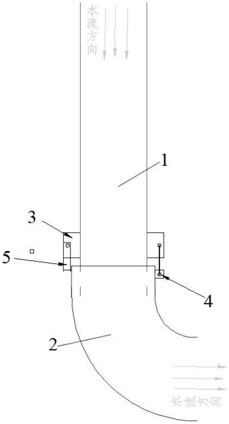 煤矿井下泄水钻孔可拆卸调向式出水口装置的制作方法