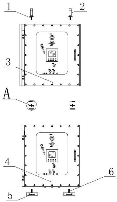 一种双层布置的全屏蔽全绝缘矿用防爆高压组合配电装置的制作方法