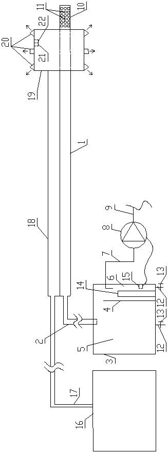 煤矿水力造穴卸压后压裂液排出装置的制作方法