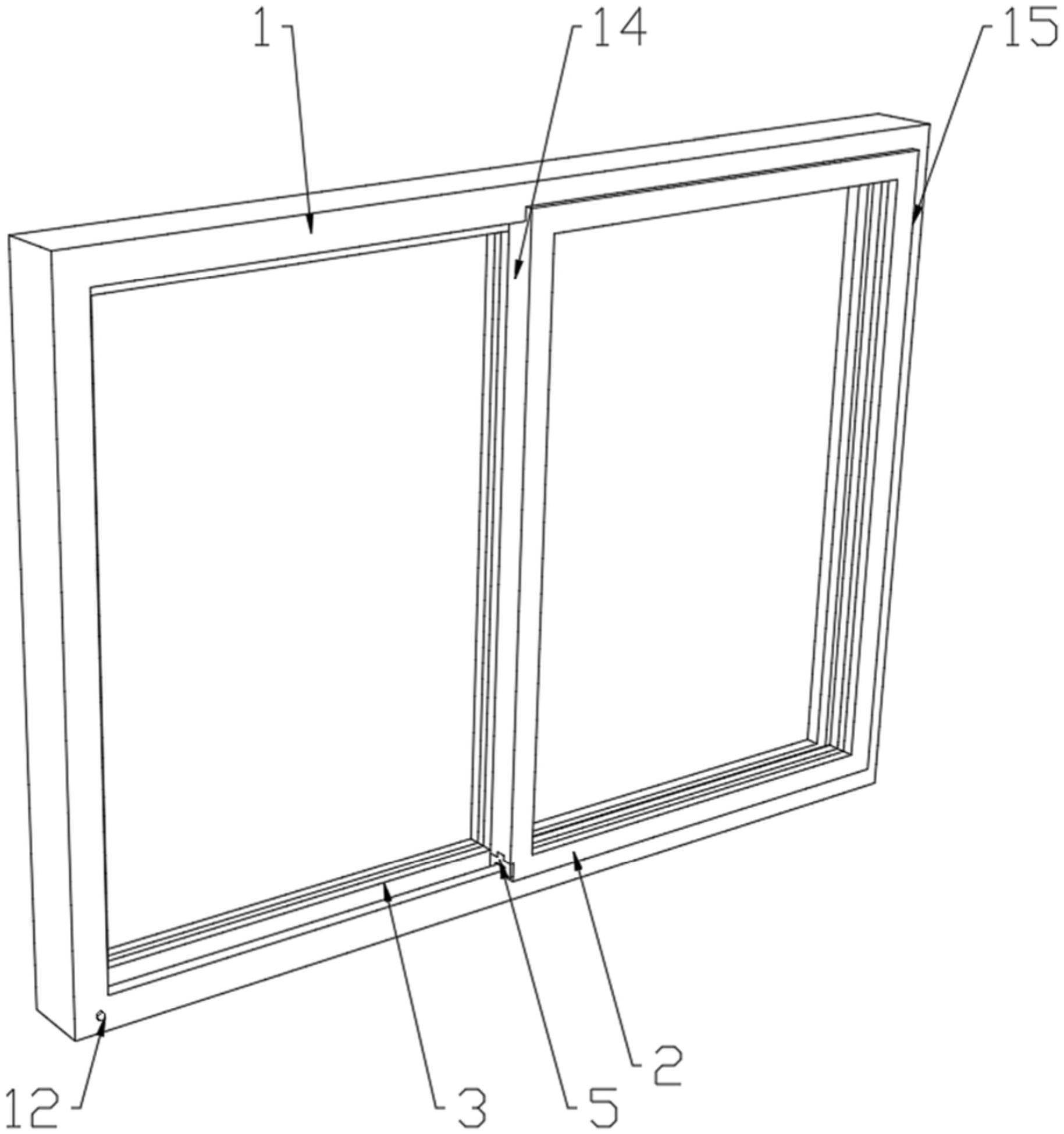 一种新型排水结构铝合金门窗的制作方法