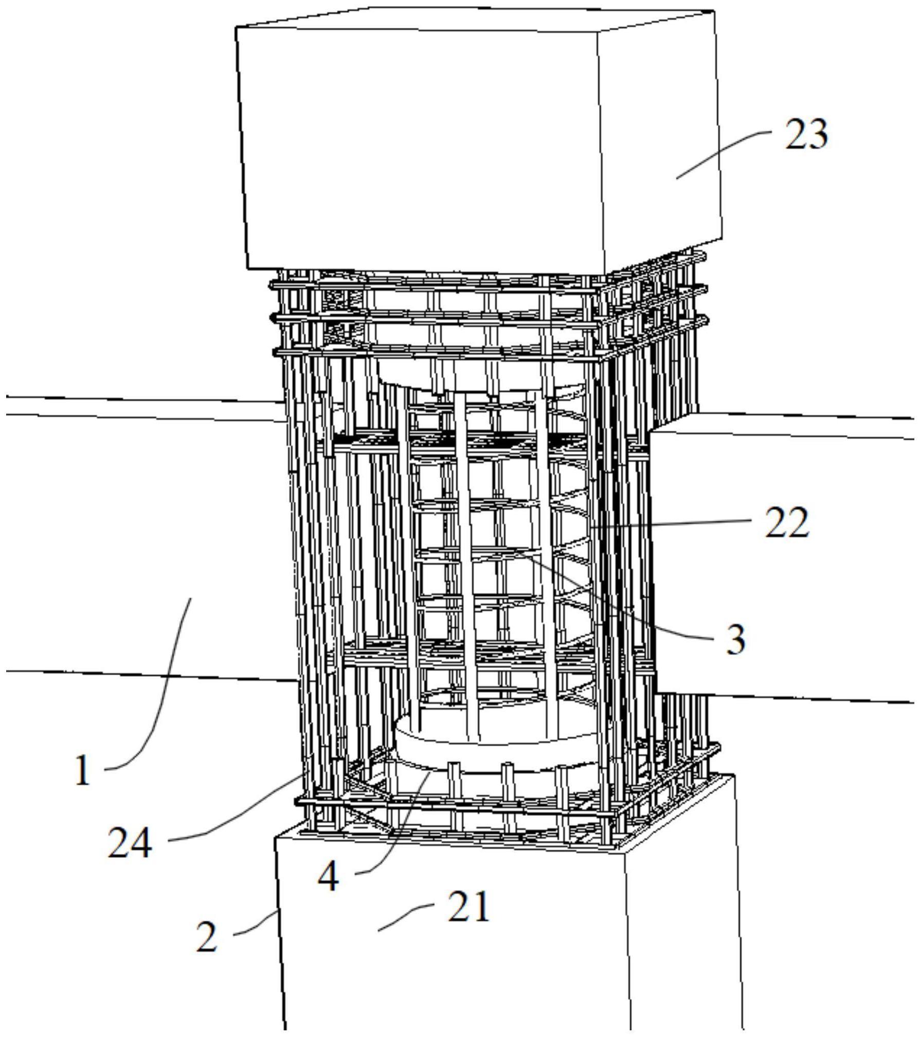 梁柱连接结构和梁柱连接结构施工方法