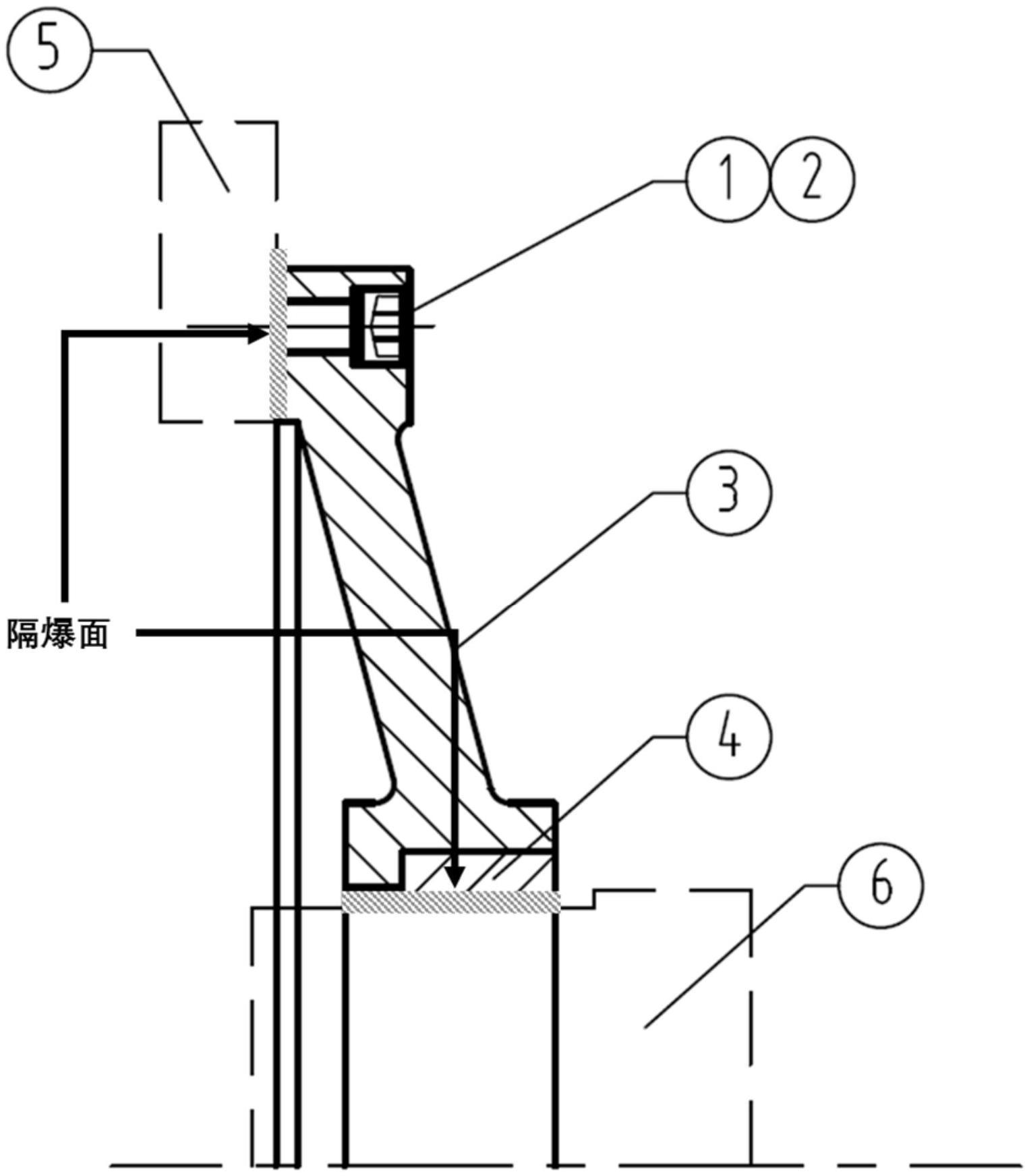 一种滑动轴承电机用热套式轴承内盖隔爆结构的制作方法